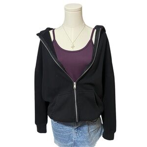 size small garage zip up hoodie